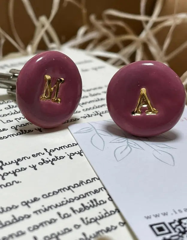 Gemelos para hombre de cerámica personalizados