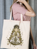 Ilustración Religiosa en Bolsa de Tela