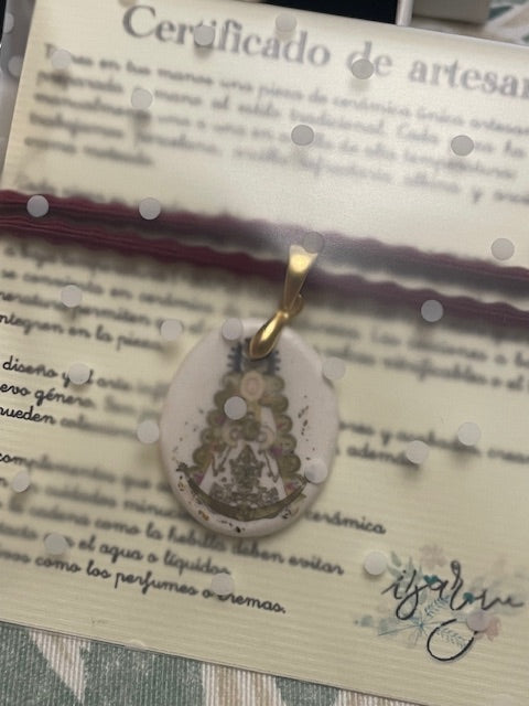 Medalla de cerámica