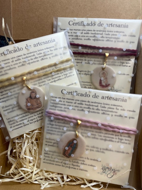 Medalla de cerámica