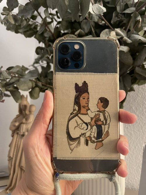 Ilustración religiosa en tela