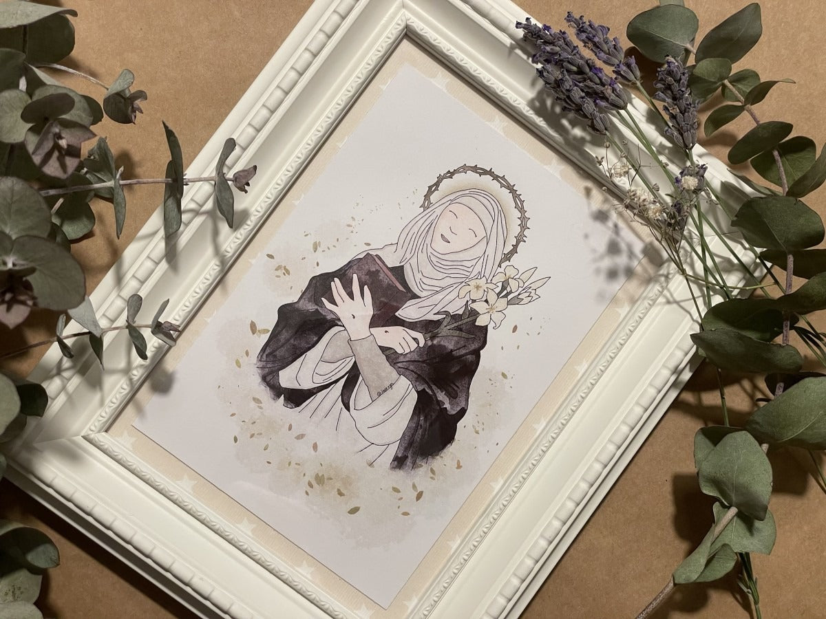 Ilustración Religiosa en Lámina A4 y A5