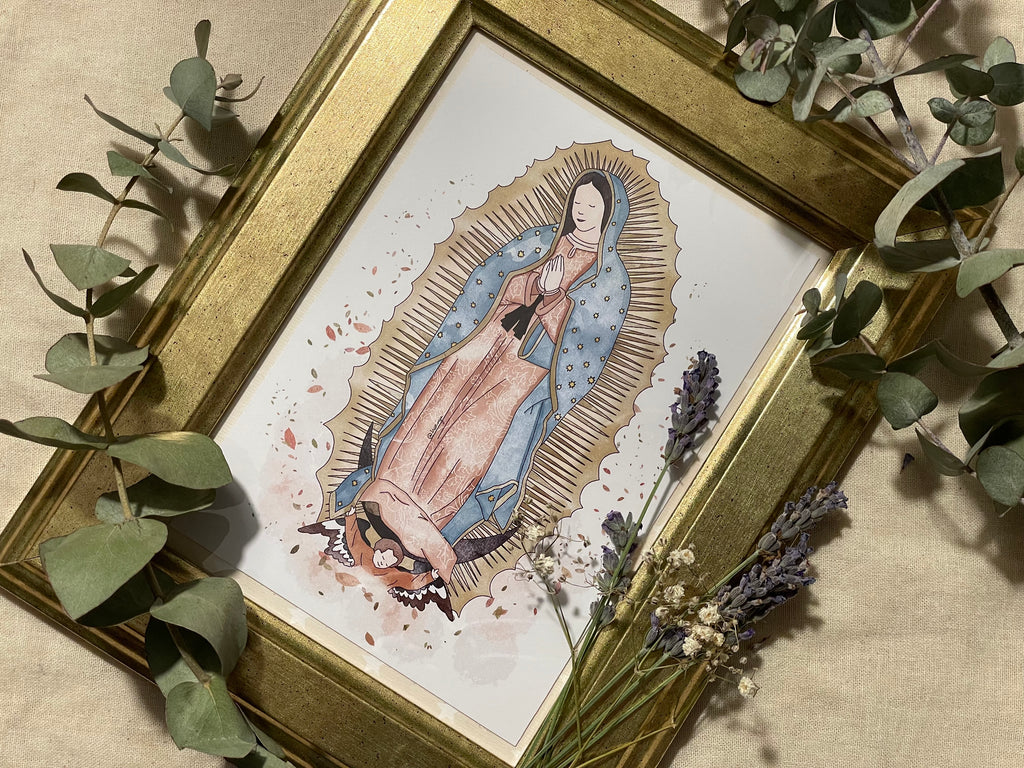 Ilustración Religiosa en Lámina A4 y A5