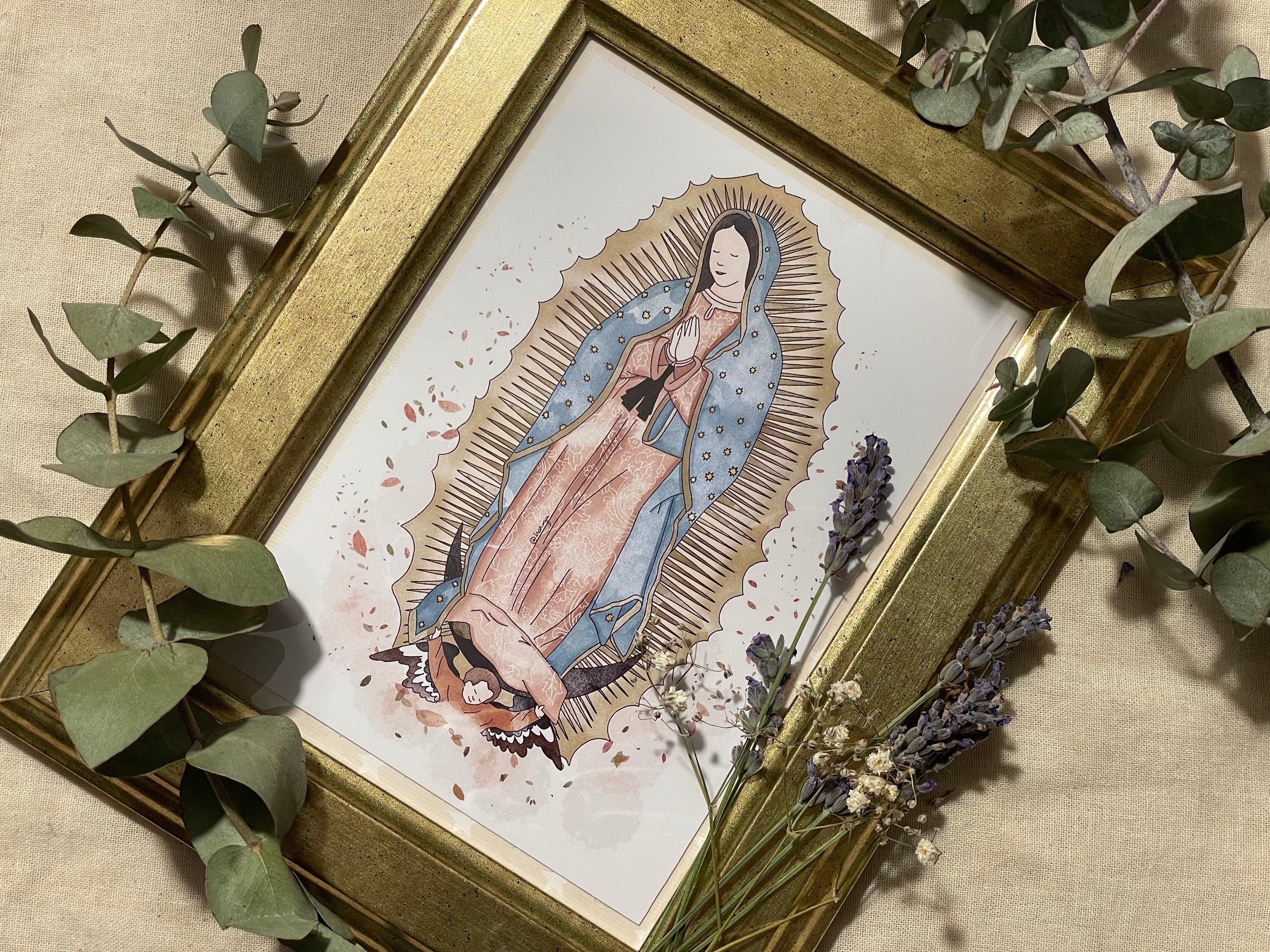 Ilustración Religiosa en Lámina A4 y A5